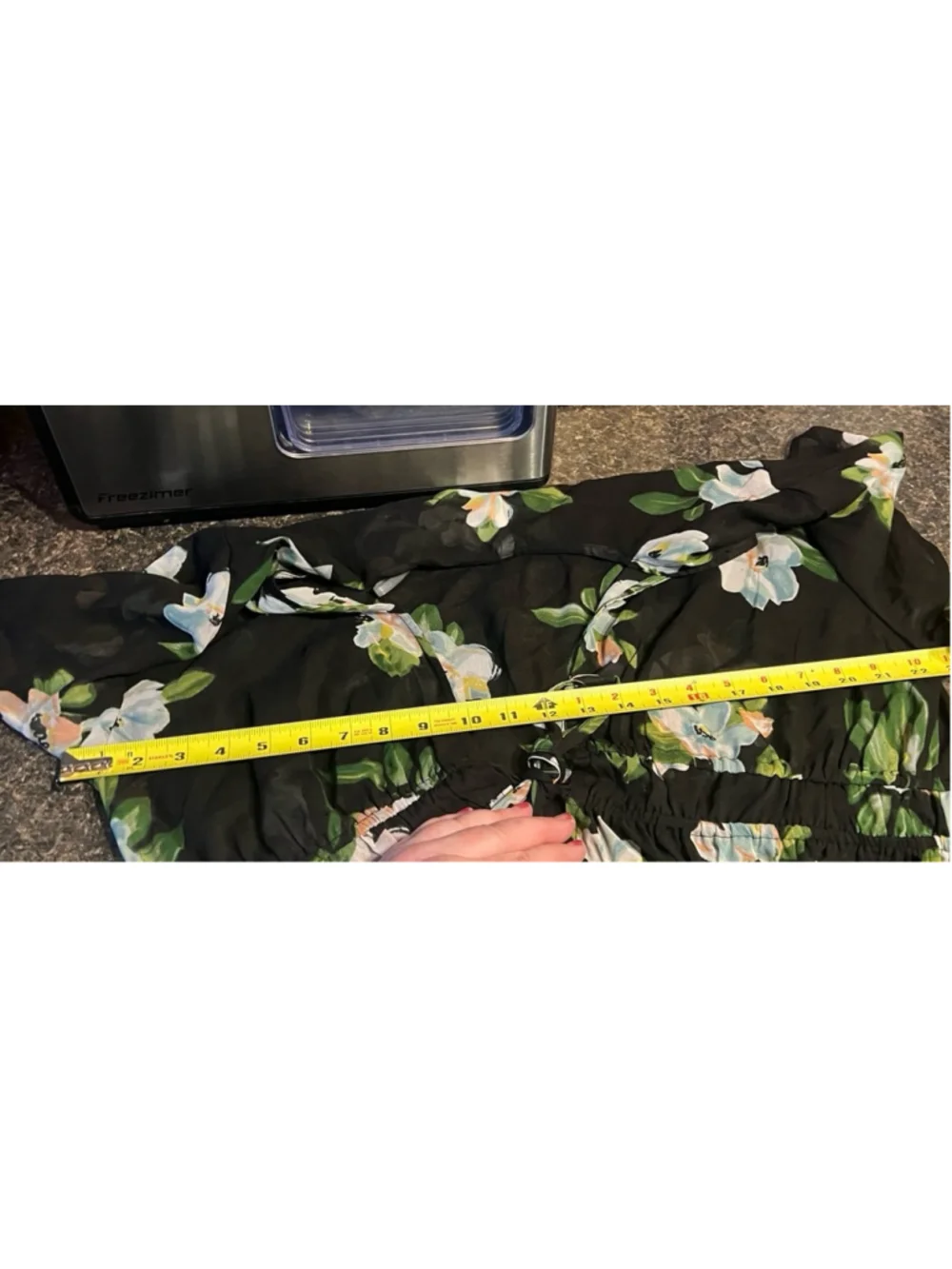 NWT Live 4 Truth Black Floral High Low Sheer Kimono Top Duster Coverup 3X